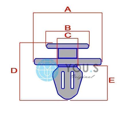 X You S Original Door Panel Fixing Clip For Ford Fiesta Iv Galaxy