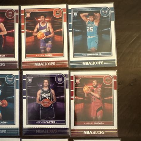 2024 25 NBA Hoops 36 Card Rookie Lot RC Jared McCain Risacher