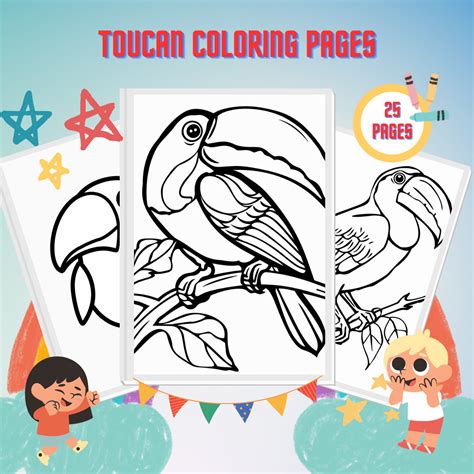 Dibujos De Tucan Para Colorear Dibujos Imprimibles En Pdf Gratuitas