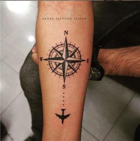 Pin By Bad Tattoo On My Tattooz Wrist Tattoos For Guys Compass