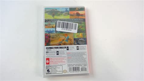 The Legend Of Zelda Breath Of The Wild For Nintendo Switch New