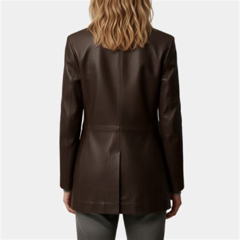 Scream 7 Isabel May (Tatum Prescott) Leather Blazer- Order Now at SAFYD