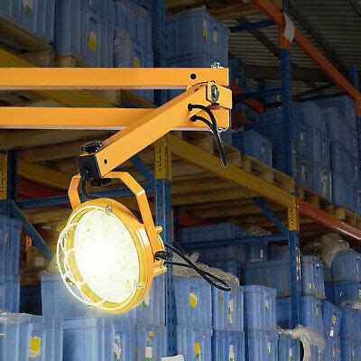 W Led Loading Dock Light Double Swing Arm Dock Light Lumen