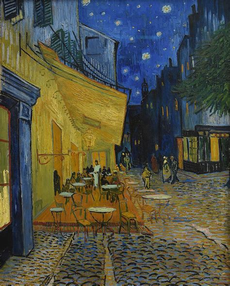 Inspiration Caf Terrace At Night By Vincent Van Gogh