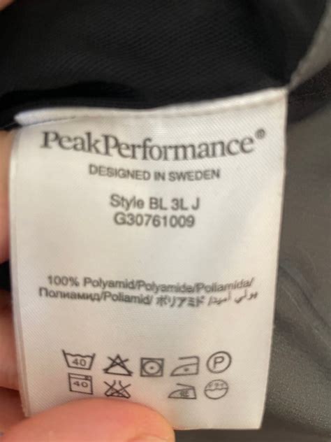 Peak Performance Svart Skaljacka Gore Tex Pro K P P Tradera