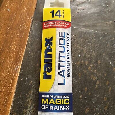 Rain X Latitude In Water Repellency Wiper Blade Ebay