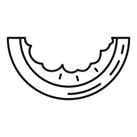 Icono De La Sand A Comida Estilo De Contorno Ilustraci N Del Vector