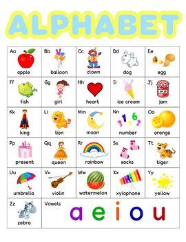 Alphabet Chart Upper And Lower Case