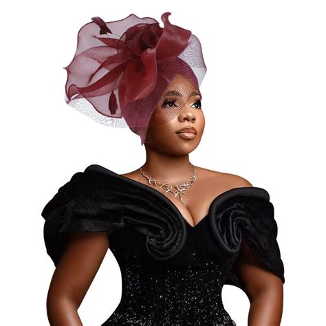 African Flower Cap Aso Oke Headtie Auto Gele Nigerian Women Wedding