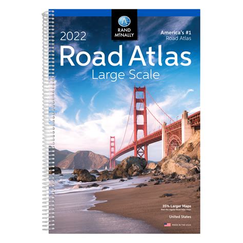 Road Atlas United States Spiral Bound Zara Wren