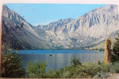 California Ca Convict Lake Inyo Mono Area Mt Morrison Postcard Old