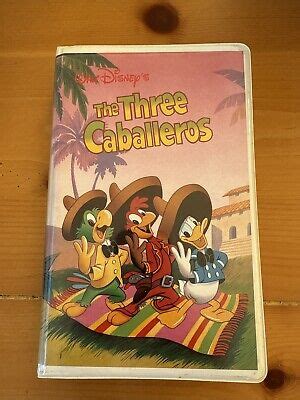 WALT DISNEY S THE THREE CABALLEROS VHS TAPE DONALD DUCK PANCHITO