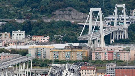 italian officials jailed   genoa bridge collapse yahoo news uk