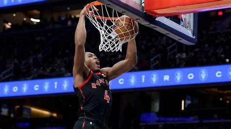 Raptors Scottie Barnes Has Historic Night on the Road vs. Wizards