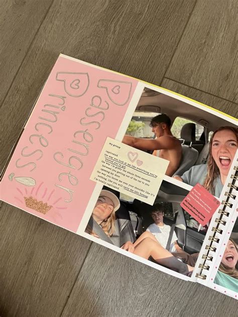 Passenger Princess Anniversary Scrapbook Romantic Scrapbook