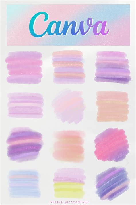 Watercolor Brushstrokes Photoshop Brush Set Procreate Brushes Free