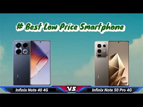 Infinix Note 50 Pro 4G Vs Infinix Note 40 4G YouTube