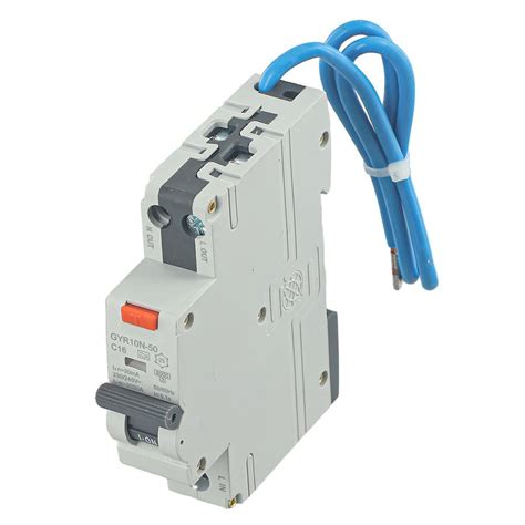 RCBO Safety Switch 30mA 6kA Circuit Breaker For Earth Leakage