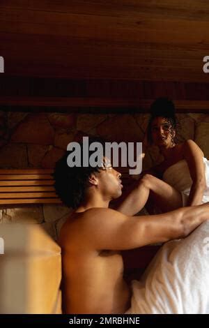 Wellness Sauna Relaxing Stock Photo Alamy