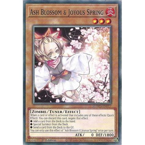 Kw Yugioh En Uk Waifu Th B I Ash Blossom Joyous Spring Sdwd