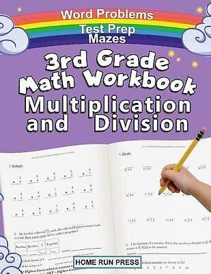 3rd Grade Math Workbook Multiplication And Division Grade 3 Grade 4