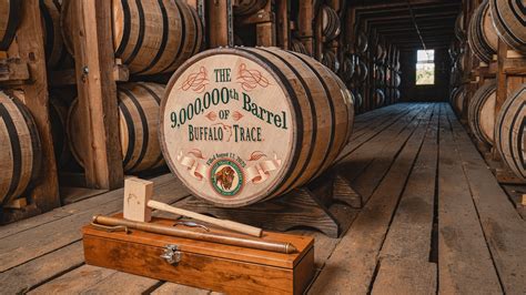 buffalo trace distillery celebrates filling   millionth barrel