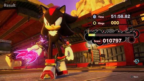 SONIC X SHADOW GENERATIONS Rail Canyon Act 1 S Rank YouTube