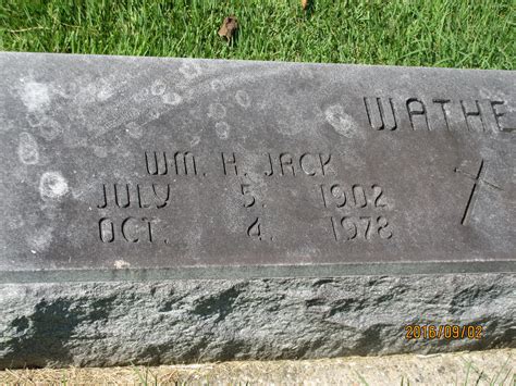 William Herman Jack Wathen Find A Grave Memorial