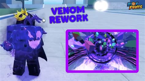 Blox Fruit New Venom Fruit Rework Showcase Youtube