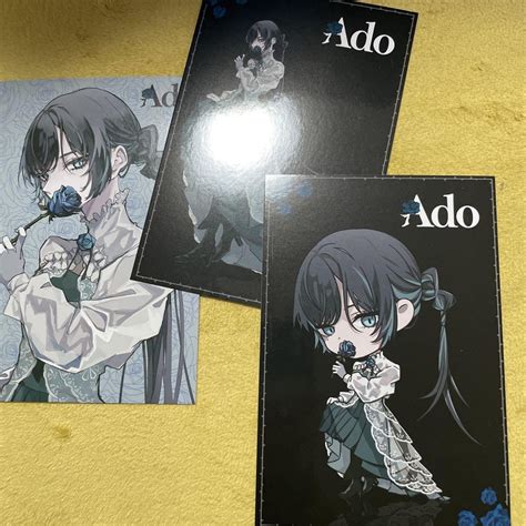 Ado Postcard Set Of Blue Rose Character Design Collectible Cards Ebay