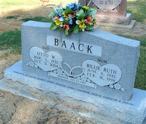 Billie Ruth Renegar Baack 1935 1998 Find A Grave Memorial