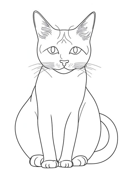 Printable Digital Cat Coloring Pages Whimsycats Coloring Collection