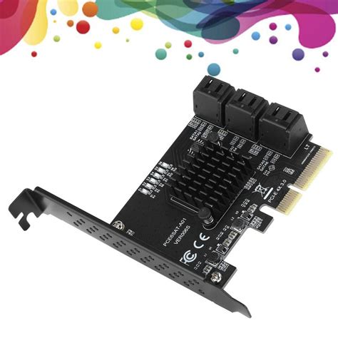 Ports Pci E Expansion Card Board Adapter Pci E X X X G Sata For