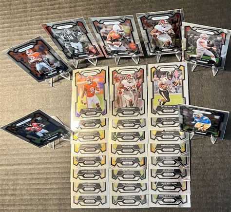 Panini Prizm Draft Picks Lot Of Football Cards Are Rookie