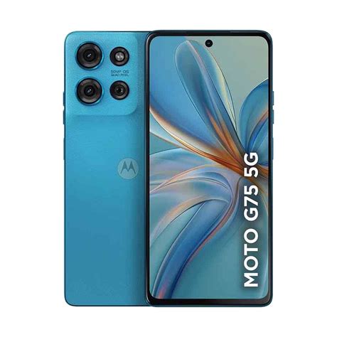 Motorola Moto G75 Dual SIM 256GB 8GB RAM 5G Aqua Blue