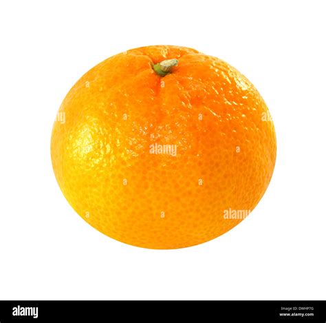 Orange Closeup Shot On A White Background Stock Photo Alamy