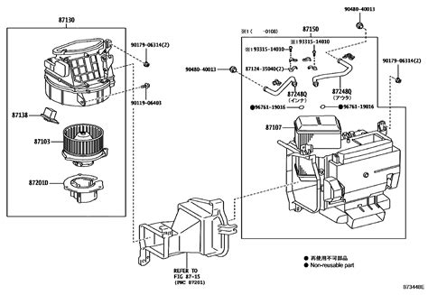 Heating Air Conditioning Heater Unit Blower For Toyota Crown