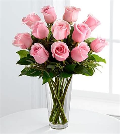 The Long Stem Pink Rose Bouquet By FTD VASE INCLUDED Hier Online