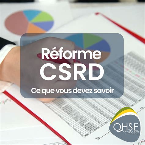 Réforme de la CSRD QHSE Concept