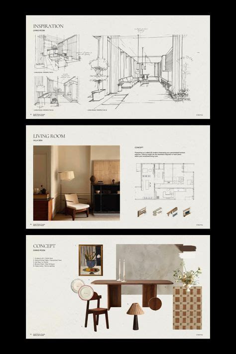 Concept And Development Presentation Template For Interior Designers In