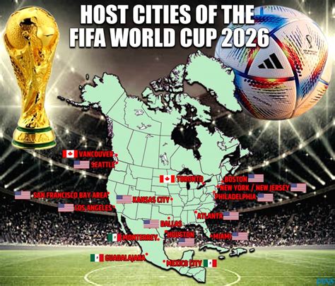 World Cup Host Cities Map Barbara Fernandez