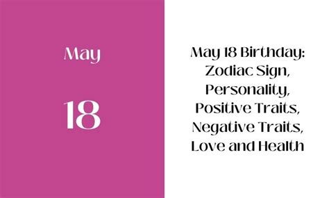 May 18 zodiac sign personality 60 photos - Astrologytoyou.com
