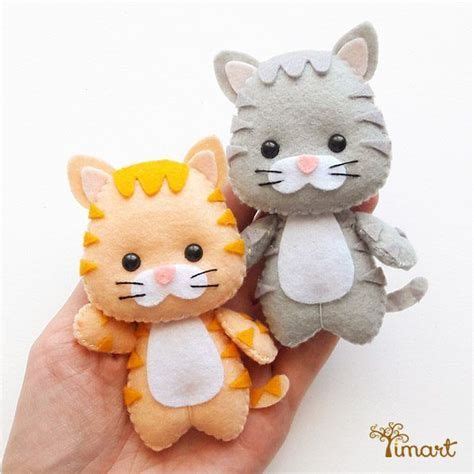 Molde Para Hacer Un Gato De Fieltro Felt Crafts Felt Crafts Diy