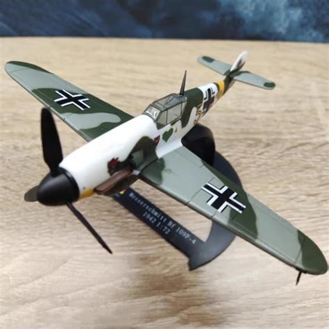 Alloy Scale Wwii Germany Messerschmitt Bf F Fighter Model