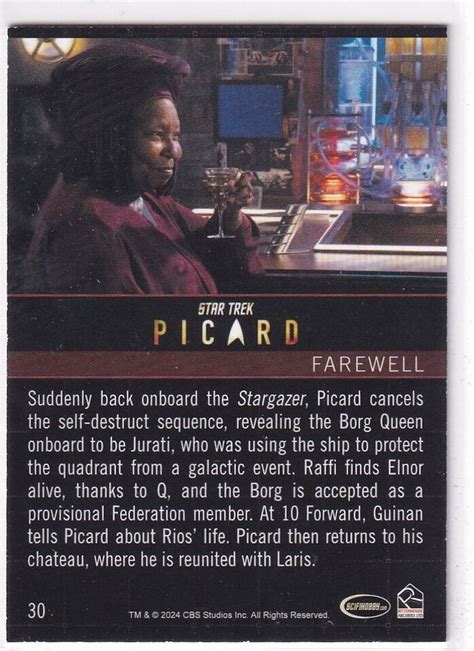 2024 CBS STAR TREK PICARD N 30 ADDIO EBay