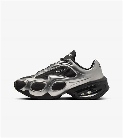 Women S Air Max Muse Black And Metallic Silver Fv Release