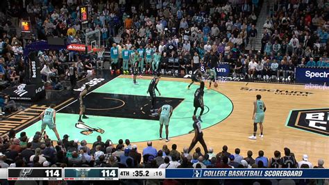 Challenge Of Called Foul Spurs Hornets NBA Official