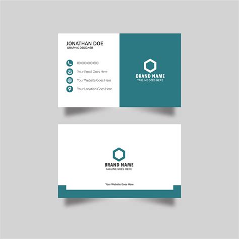 Business Card Design Template Behance