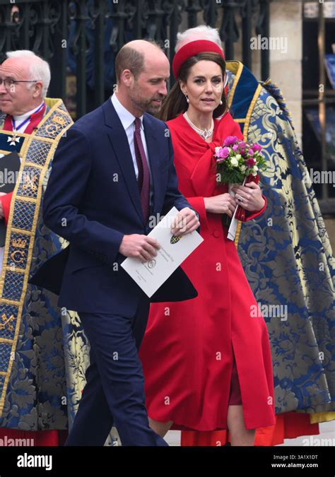 London Uk March Th The Prince Of Wales And The Princess Of