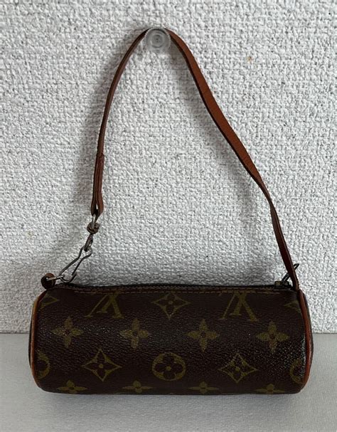 LOUIS VUITTON ルイヴィトン モノグラム パピヨン 付属ミニポーチ 少しの破れあり 税込み出品コメント全てお読み頂きご入札下さい